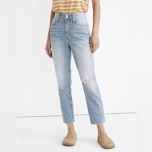 Madewell The Curvy Perfect Vintage Straight Leg Jeans